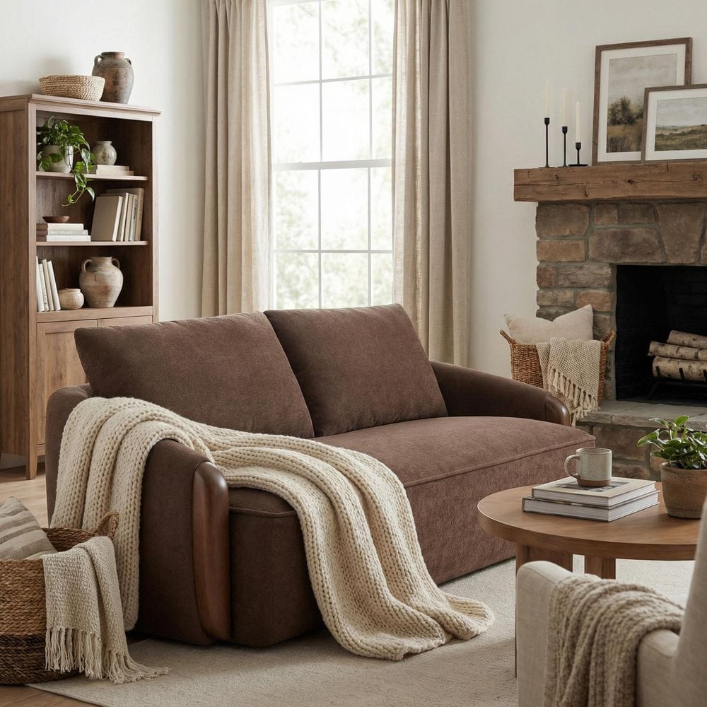 CHRISTOPHER KNIGHT HOME Ram 75 in. W Rectangle Round Arm Velvet