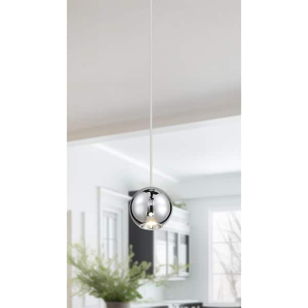 Itty 4-Watt 1-Light Chrome Statement Integrated LED Mini Pendant Light