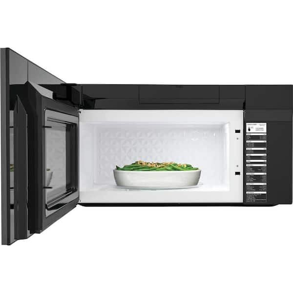 Gallery 30 in. 1.9 cu. ft. Over the Range Microwave with Sensor Cook in Black Stainless Steel