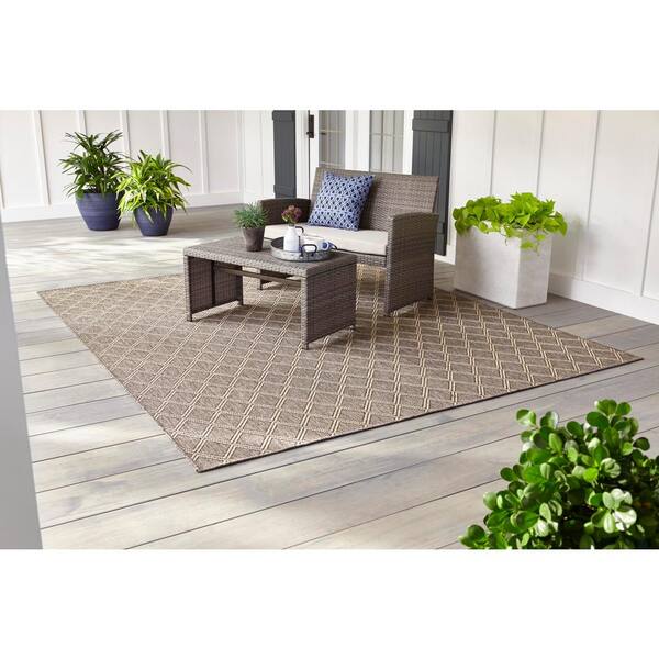 20 in. H x 24 in. x 11 in. Composite White Wash Deck Box in a Smooth Cement Finish