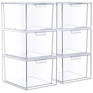 Stackable Acrylic Drawers - Clear Make Up Organizers for Vanity