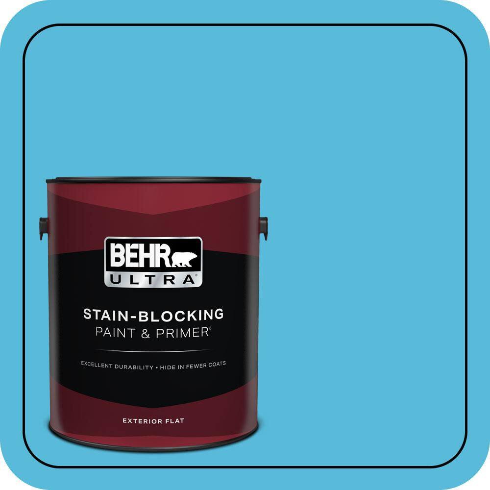 1 gal. #530B-5 Azurean Flat Exterior Paint & Primer price history on PriceWatchPro