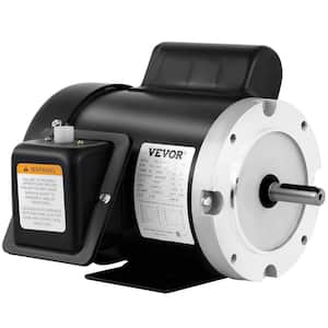 3/4HP Air Compressor Motor 5/8 in. Shaft TEFC Electric AC Motor 1725RPM Single Phase 56 Frame Reversible 115/230-Volt