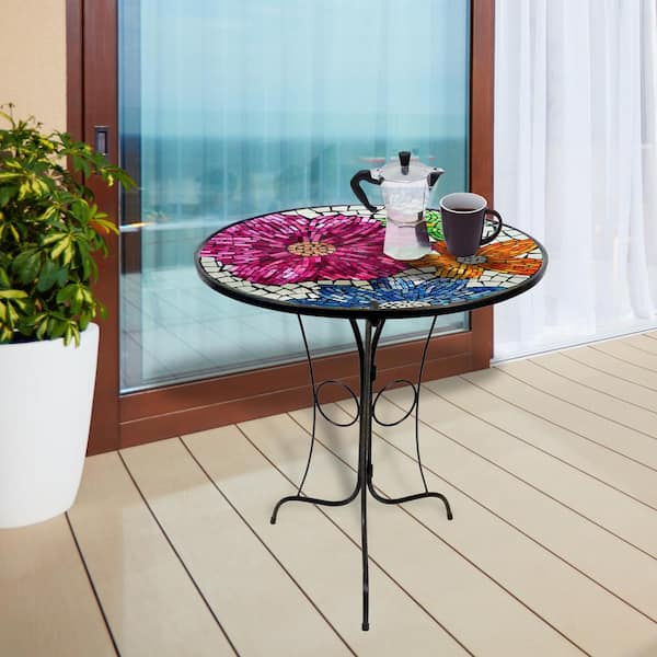 Mosaic garden coffee table sales