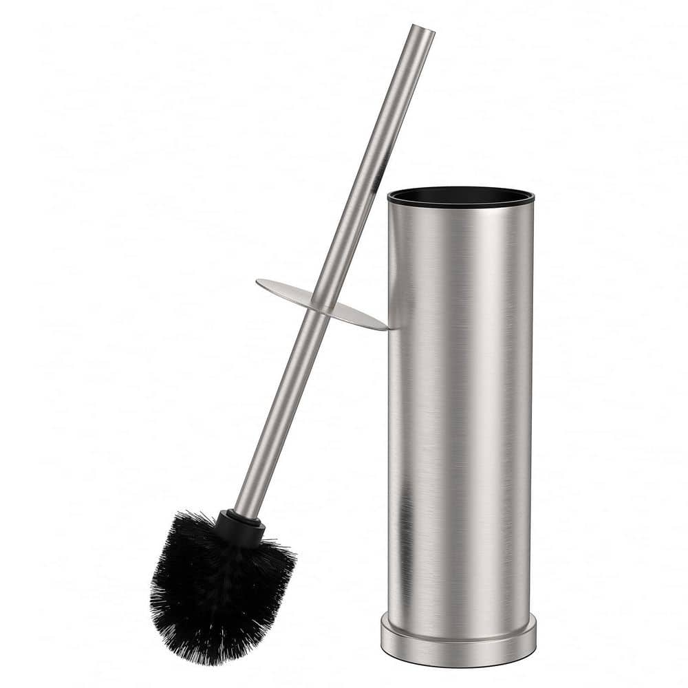 Nickel Toilet Brush and Holder Set, Stainless Steel Heavy Duty Toilet Bowl Brush for Home Bathroom, Apartment, Hotel price history on PriceWatchPro