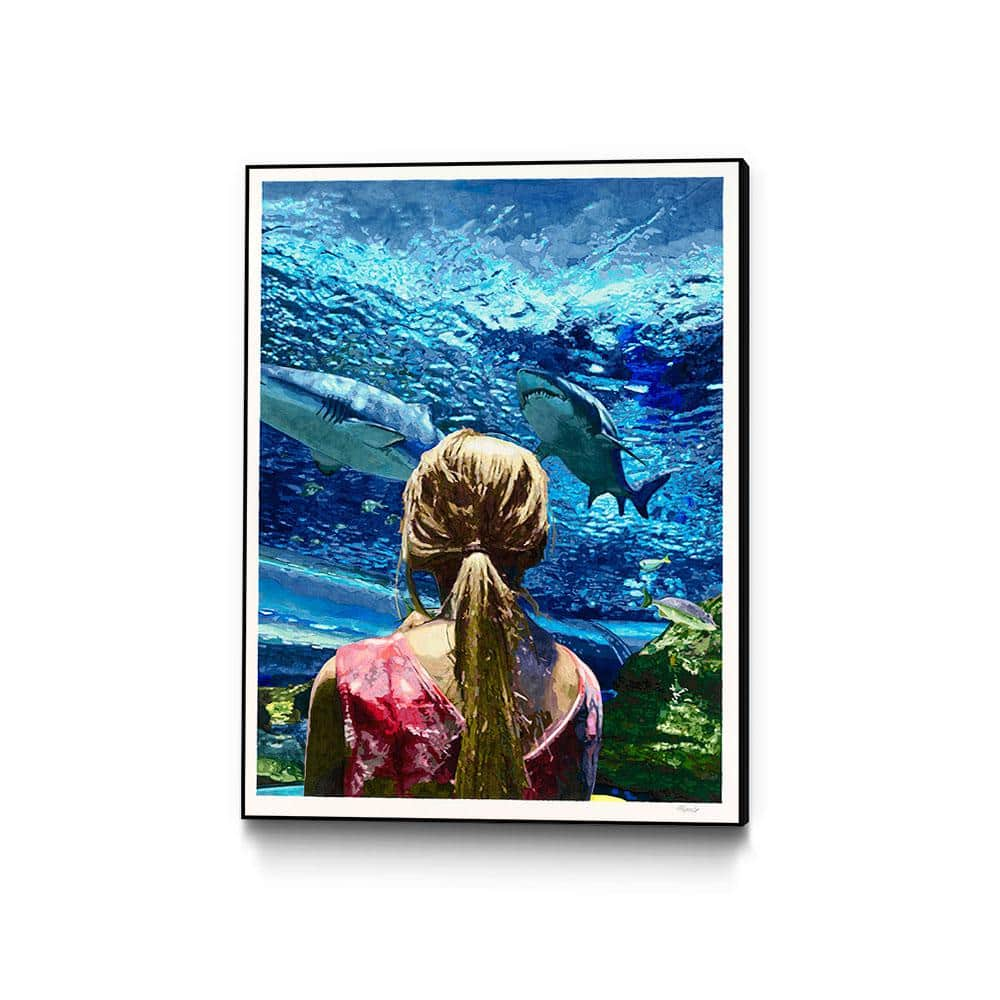 24 in. x 36 in. Discovery Of Water by Gill Alexander Framed Wall Art  CT2359_2436CF - The Home Depot