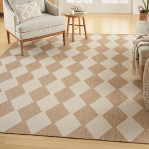 Positano Jute 7 ft. x 10 ft. Diamond Contemporary Area Rug