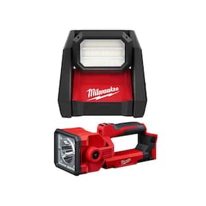M18 GEN-2 18-Volt Lithium-Ion Cordless 4000 Lumens ROVER LED AC/DC Flood Light with Search Light (2-Tool)