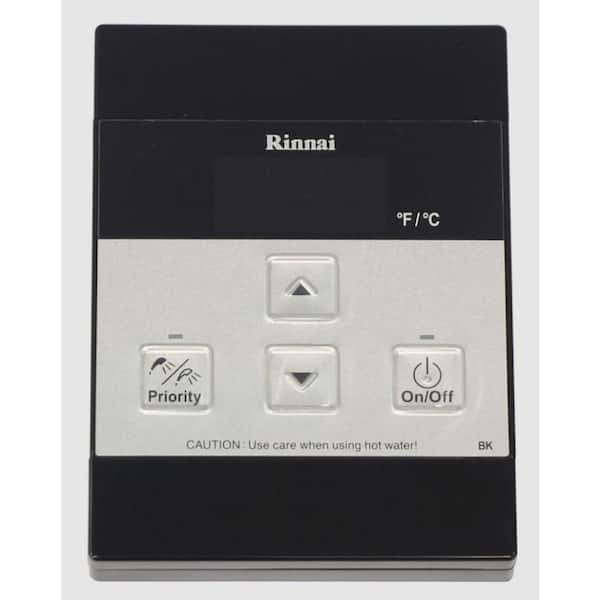Rinnai Black Temperature Controller MC-601-BK - The Home Depot