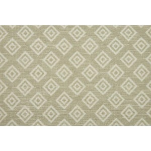Diamond Park - Brush - Gray 13.2 ft. 32.44 oz. Nylon Pattern Installed Carpet