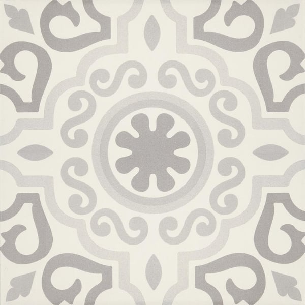 Daltile Memoir Crystal Grey 12 in. x 12 in. Glazed Ceramic Floor and Wall Tile (787.2 sq.ft./pallet)