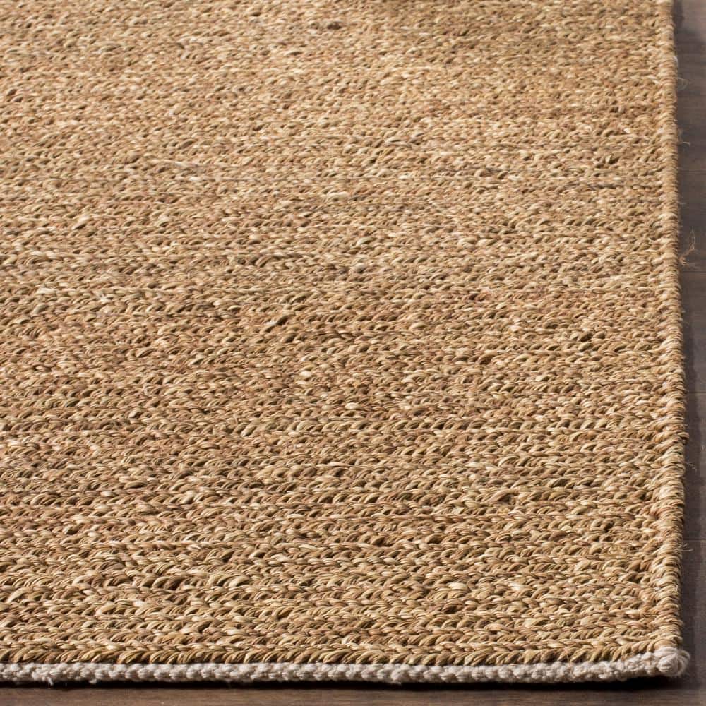 Hand-Knotted Natural Cotton Runner Rug, 27" x 5'