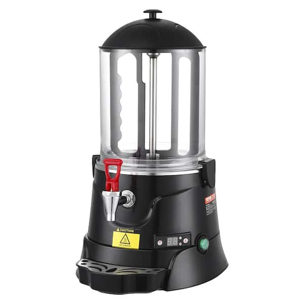 Hot Chocolate Dispenser Machine 2.6 Gal/10 L with Dispenser Stainless Steel Adjustable Temperature Range for Hot Drink