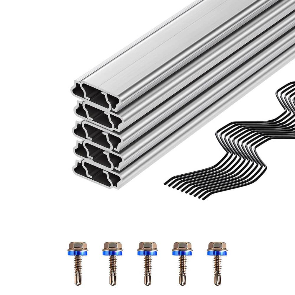 Greenhouse Spring Wire and Lock Channel, 10 Packs 6.56 ft. PVC-Coated Wiggle Wire & Aluminum Alloy Channel Bundle Kit price history on PriceWatchPro