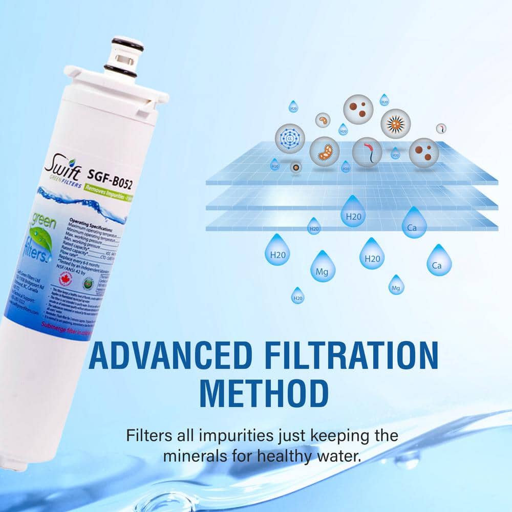 SGF-BO52 Compatible Refrigerator Water Filter for 640565, 1257074, 5586605