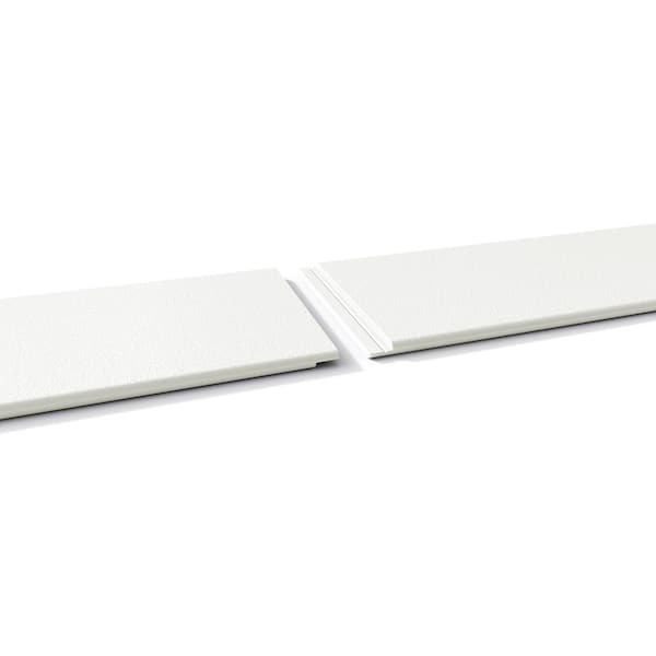 3/8 in. x 8 in. x 16 ft. Composite SmartSide ExpertFinish Brushed Smooth Lap Snowscape White