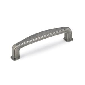 Charlemagne Collection 3-3/4 in. (96 mm) Center-to-Center Pewter Transitional Drawer Pull