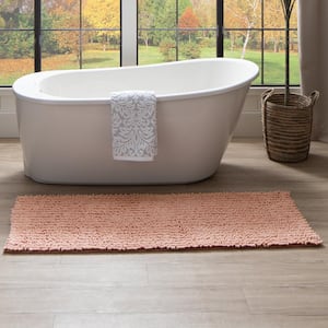 Metaphor Blush 24 in. x 60 in. Micro Denier Polyester Bath Mat