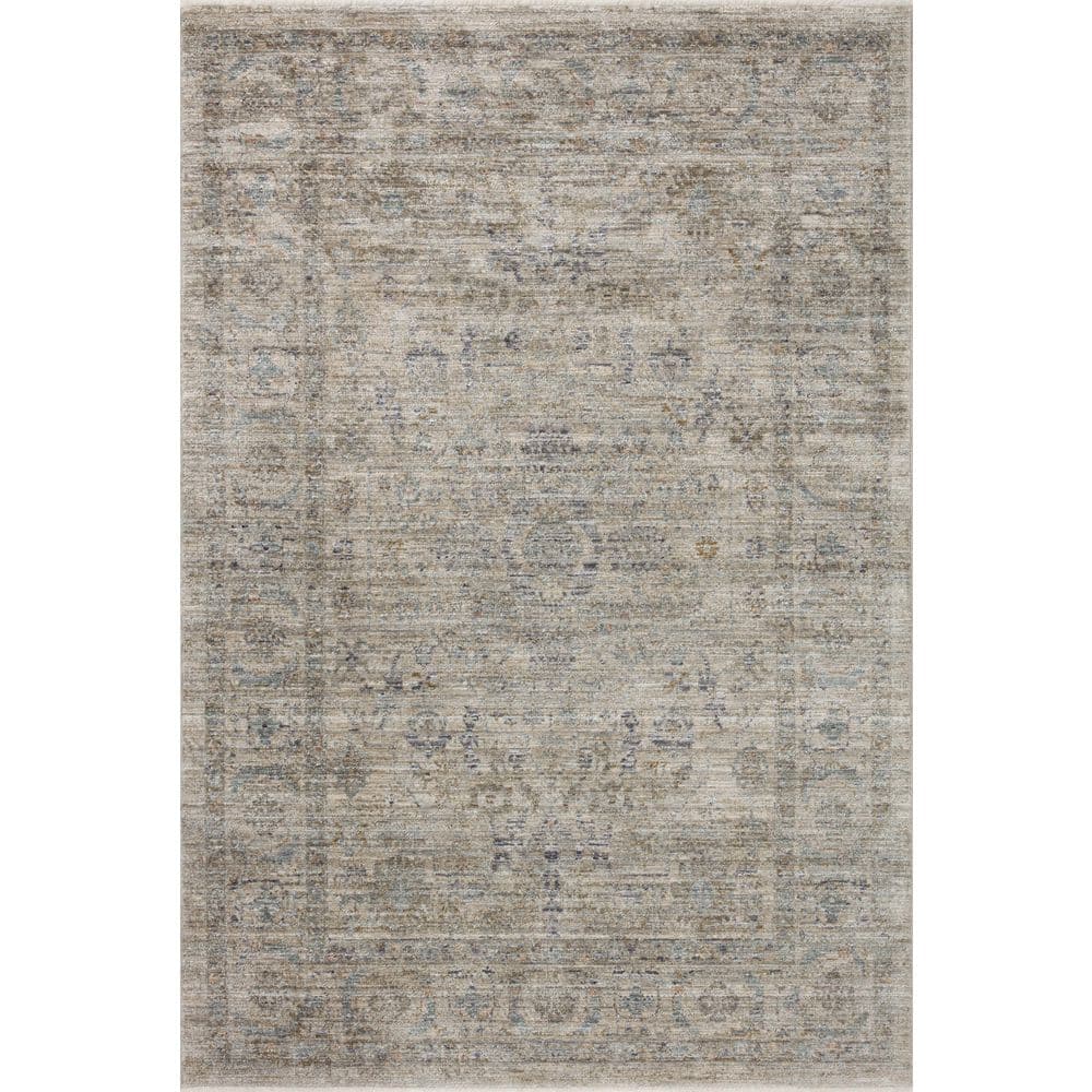 Jean Stoffer Katherine Beige / Mist 7 ft. 10 in. x 10 ft. Traditional Area Rug price history on PriceWatchPro
