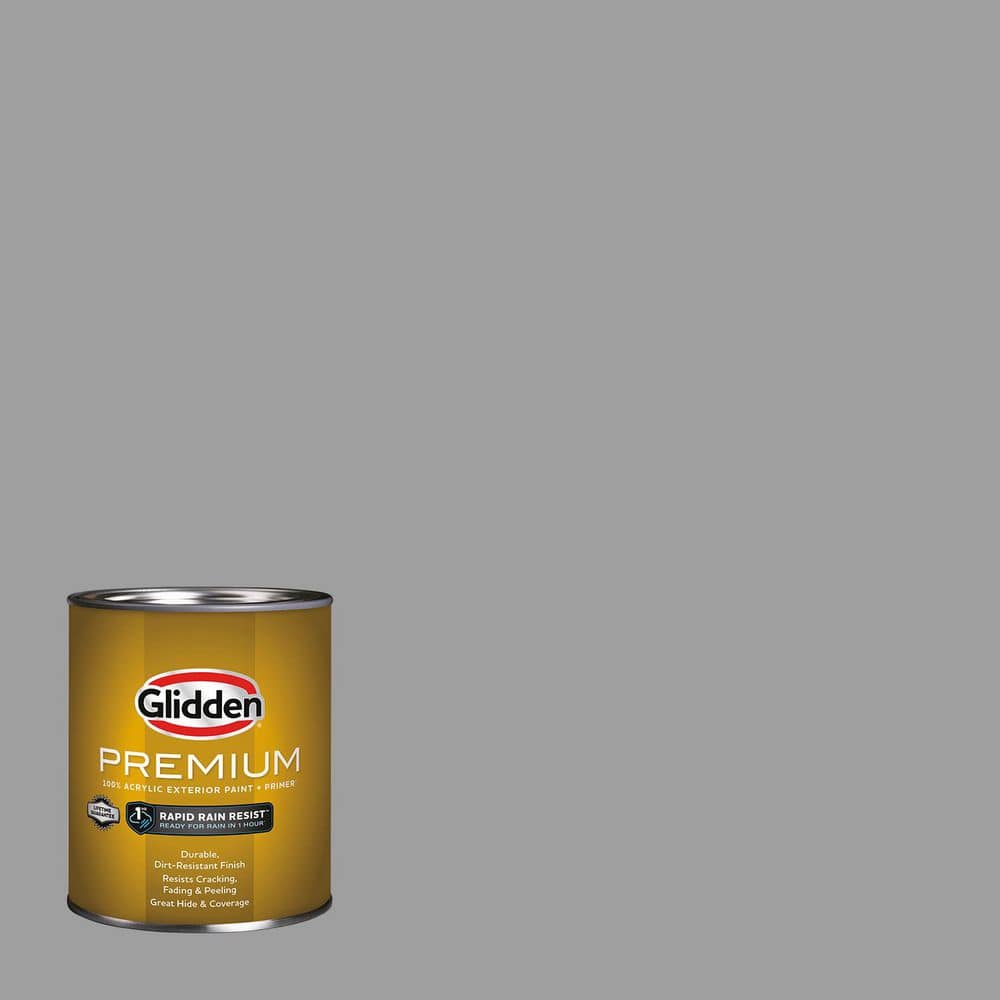 Glidden Premium 1 qt. PPG0995-5 Burnished Blade Flat Exterior