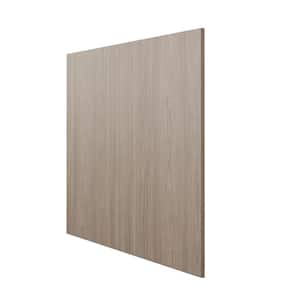 Designer Series 0.625x35x48 in. Base End Panel in Driftwood