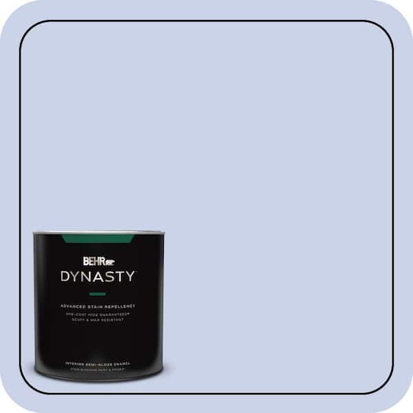 BEHR DYNASTY 1 qt. #600A-2 Lazy Sunday Semi-Gloss Enamel Interior Stain-Blocking Paint & Primer