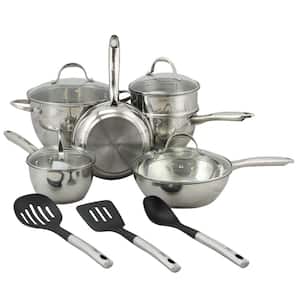 Ridgewell 13-Piece Stainless Steel Cookware Set