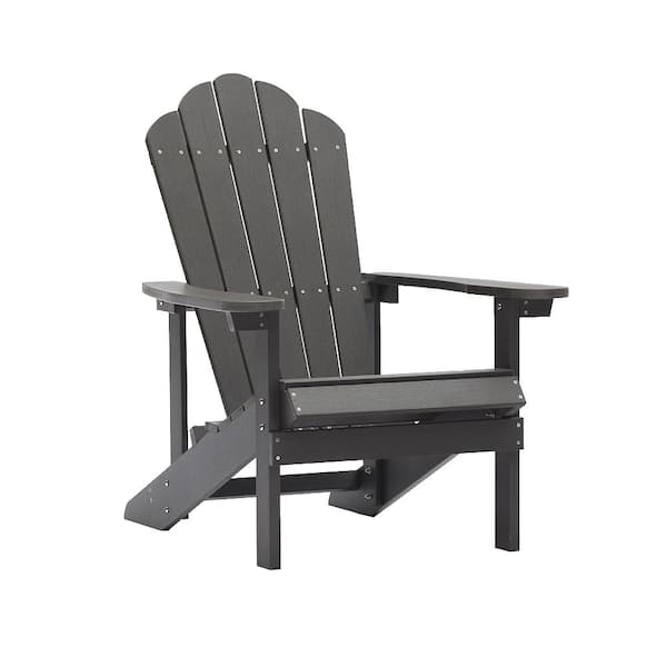 Stackable plastic deals stationary adirondack chair