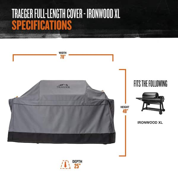 Traeger Ironwood XL Wood Pellet Bluetooth and WiFi Grill and Smoker 