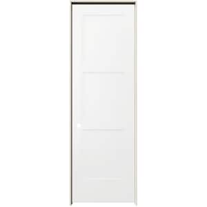 30 in. x 96 in. Birkdale White Paint Right-Hand Smooth Solid Core Molded Composite Single Prehung Interior Door