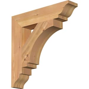 3.5 in. x 18 in. x 18 in. Western Red Cedar Imperial Traditional Smooth Bracket
