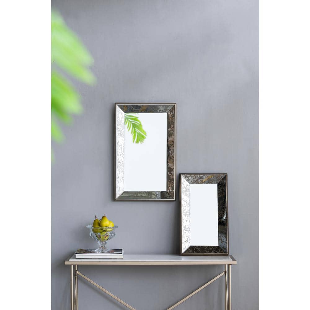 23.8 in. W x 15.6 in. H Rectangular Wall Bathroom Vanity Mirror
