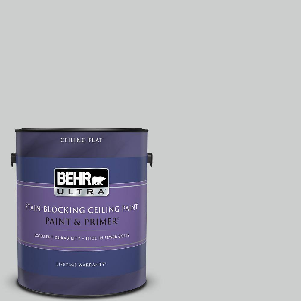 BEHR ULTRA 1 gal. N5002 Loft Space Ceiling Flat Interior Paint with