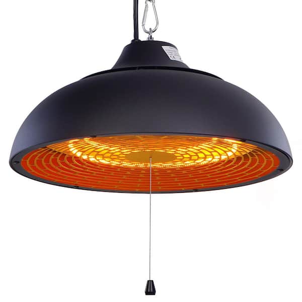 Poloma 16.7 in. 1500-Watt Outdoor Indoor Hanging Ceiling Mouted ...