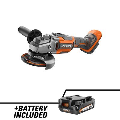 18V OCTANE Brushless Cordless 4-1/2 in. Angle Grinder with 18V Lithium-Ion 1.5 Ah Battery