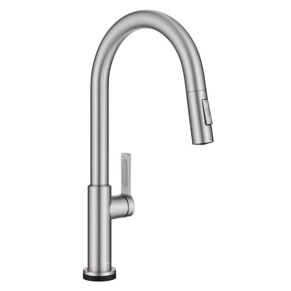 Oletto Touch Kitchen Faucet with Pull Down Sprayer in Spot-Free Stainless Steel