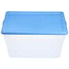 Sterilite 56 Qt. Storage Box in Blue and Clear Plastic 16591008