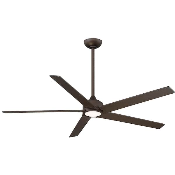 AIRE BY MINKA Woodhaven 60 in. LED Indoor Oil Rubbed Bronze Ceiling Fan with Remote