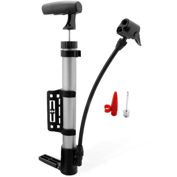 ITOPFOX Mini Bike Pump, Portable Bicycle Tire Inflator Ball Air Pump, Mount Frame For Mountain Road Bike