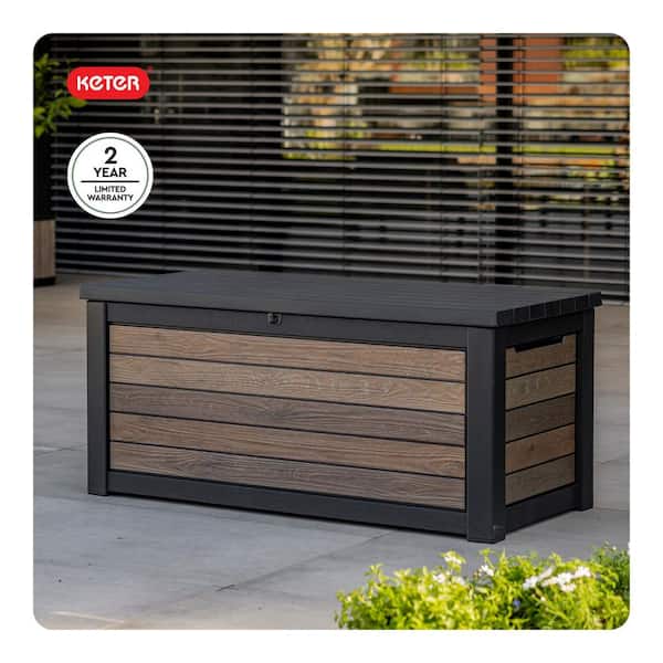 Keter Signature 165 Gal. Weather Resistant Plastic Resin Deck Box