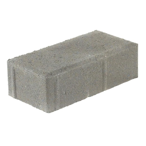 Pavestone Holland 7.87 in. L x 3.94 in. W x 2.36 in. H 60 mm Antique Grey Concrete Paver (1-Piece)