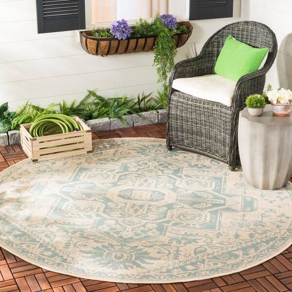 SAFAVIEH Outdoor Creme 4 ft. x 6 ft. Non-Slip Rug Pad PAD140-4 - The Home  Depot