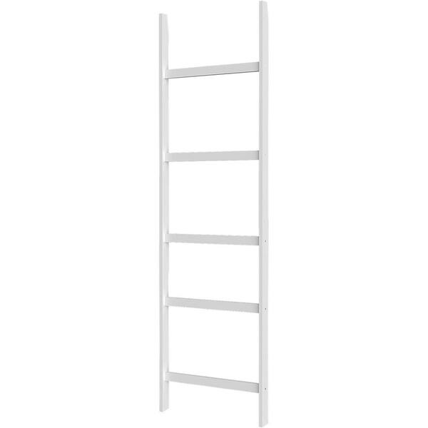 cadeninc 17.6 in. W x 59 in. H 5Shelf Bamboo Ladder Towel Rack in