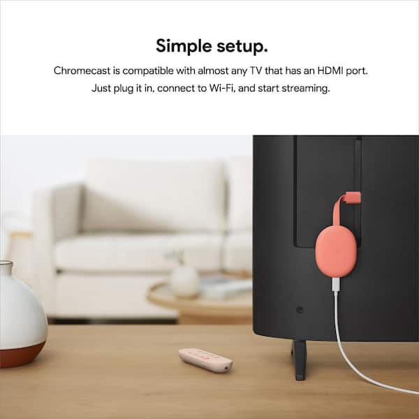 Google Chromecast with Google TV 4K HDR Streaming Media Player (Choose  Color) - Sam's Club