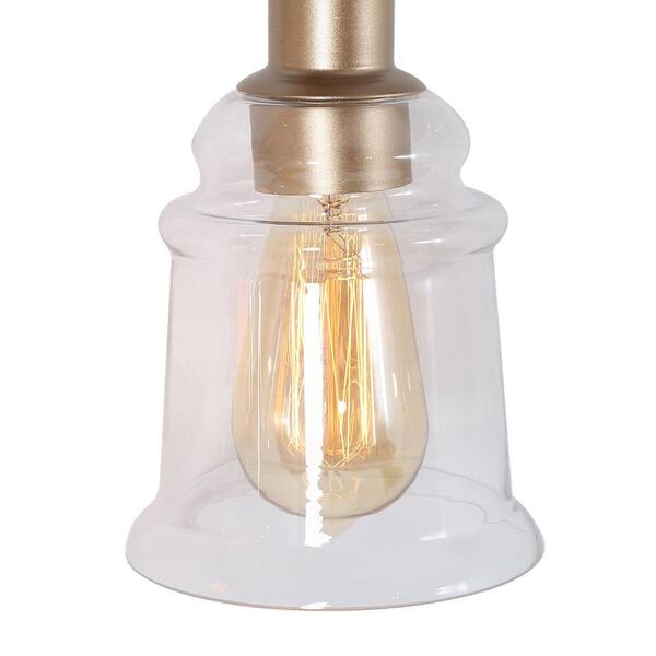 Uolfin 3-Light Brass Bell Wall Sconce