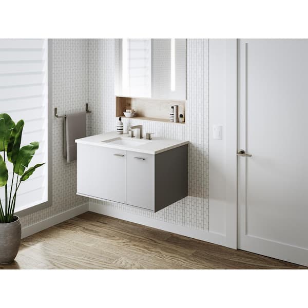 KOHLER Verticyl 17 in. Rectangle Undermount Bathroom Sink in White