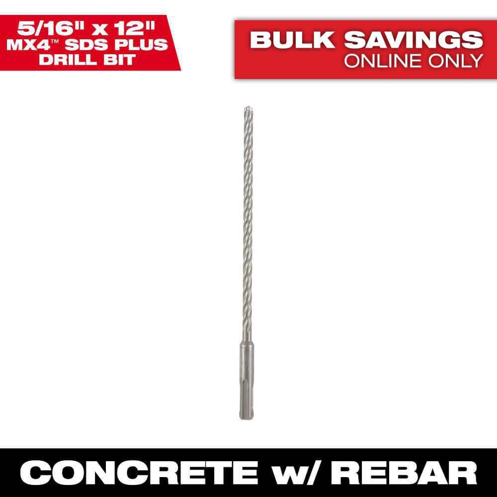 5/16 in. x 12 in. 4-Cutter SDS-PLUS Carbide Drill Bit price history on PriceWatchPro