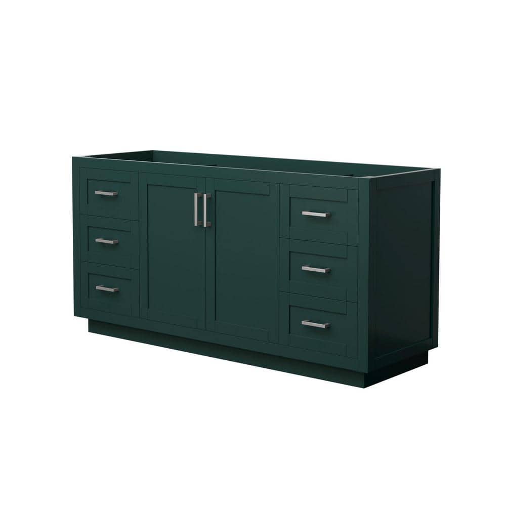 Miranda 65.25 in. W x 21.75 in. D x 33 in. H Single Bath Vanity Cabinet without Top in Green price history on PriceWatchPro