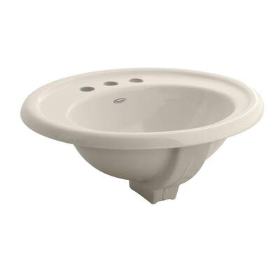 Oval Ceramic Drop In Bathroom Sinks Bathroom Sinks The Home Depot