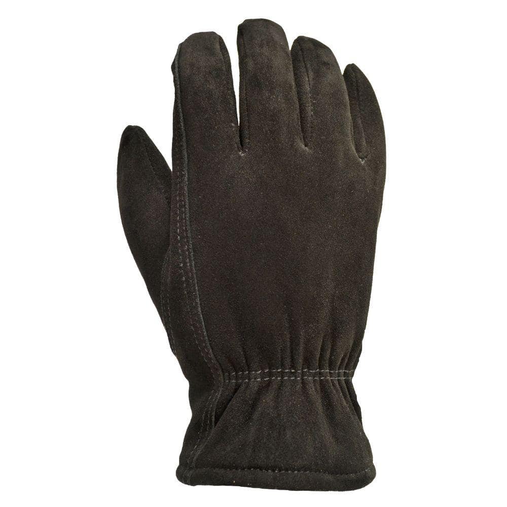 FIRM GRIP Winter Suede Deerskin Large Black 40 g Thinsulate Gloves